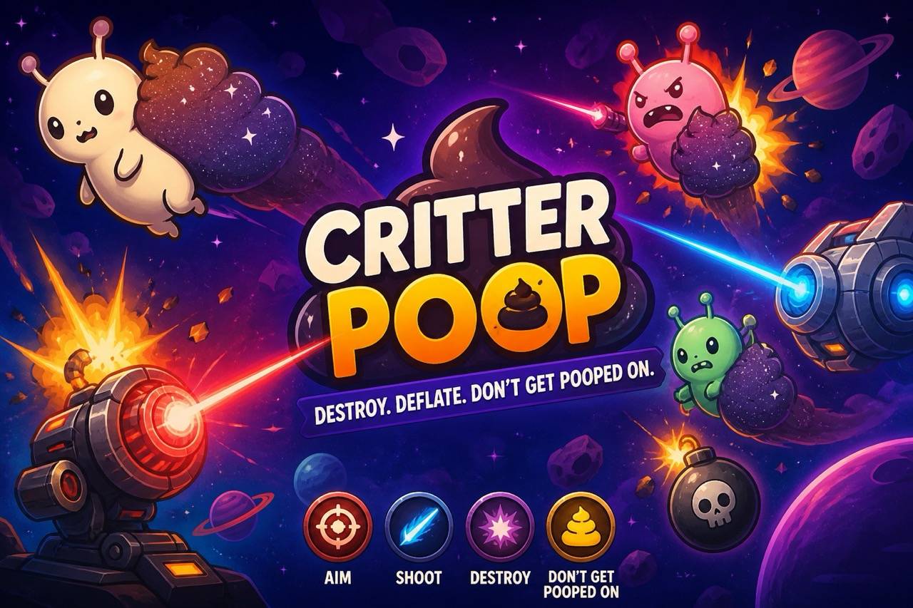 Critter Poop | Fast-Paced Action Game image 1