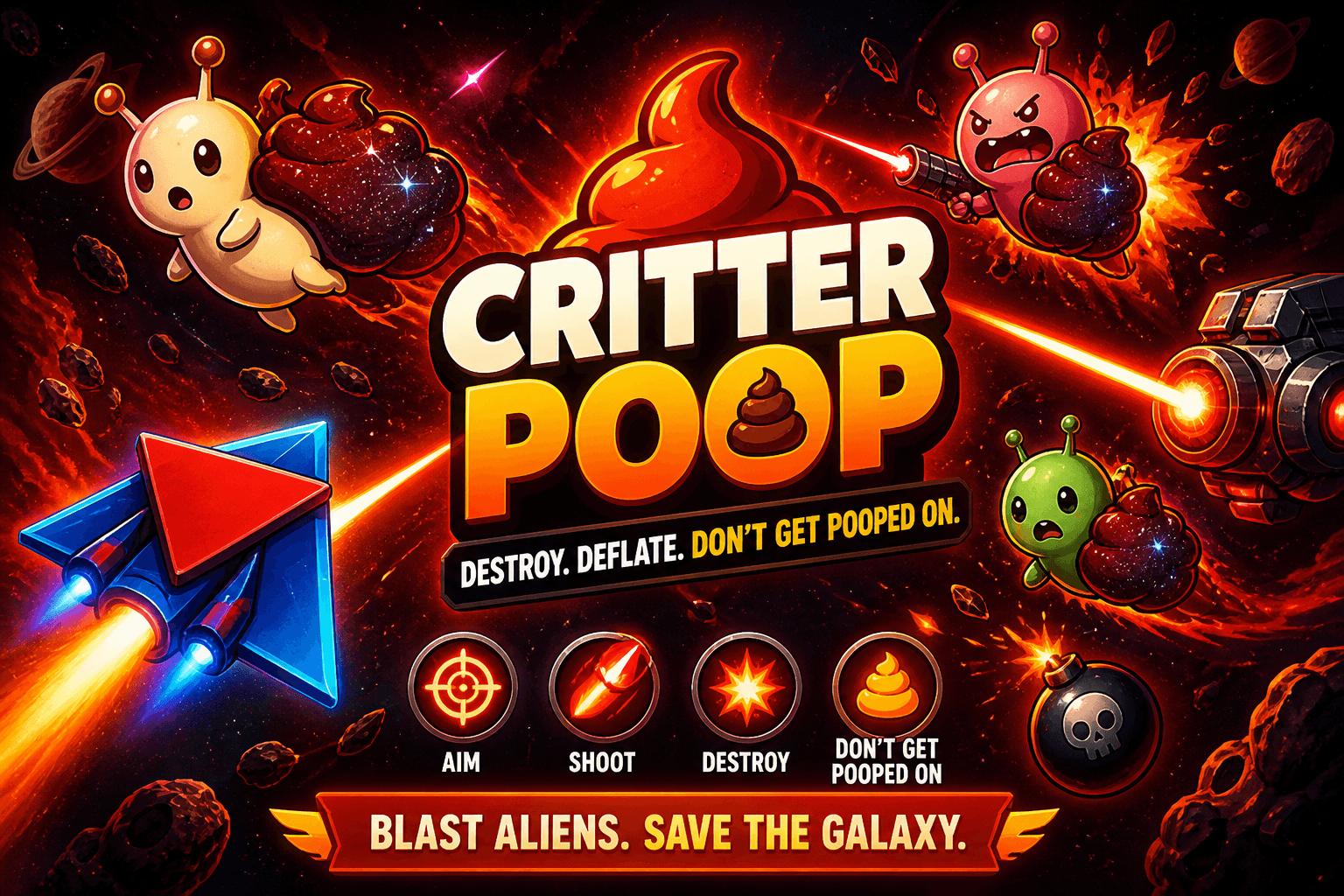 Critter Poop | Fast-Paced Action Game image 2