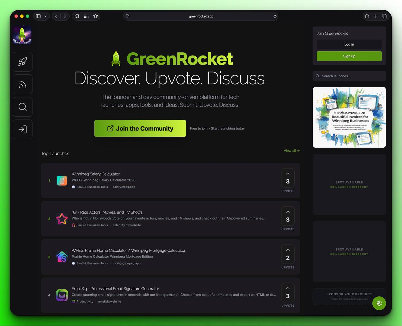 GreenRocket App image 1
