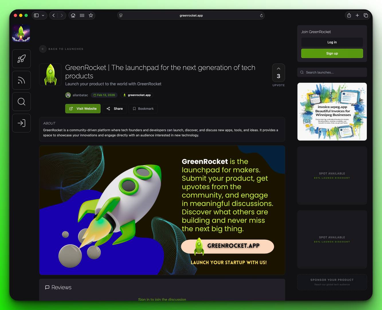 GreenRocket App image 2
