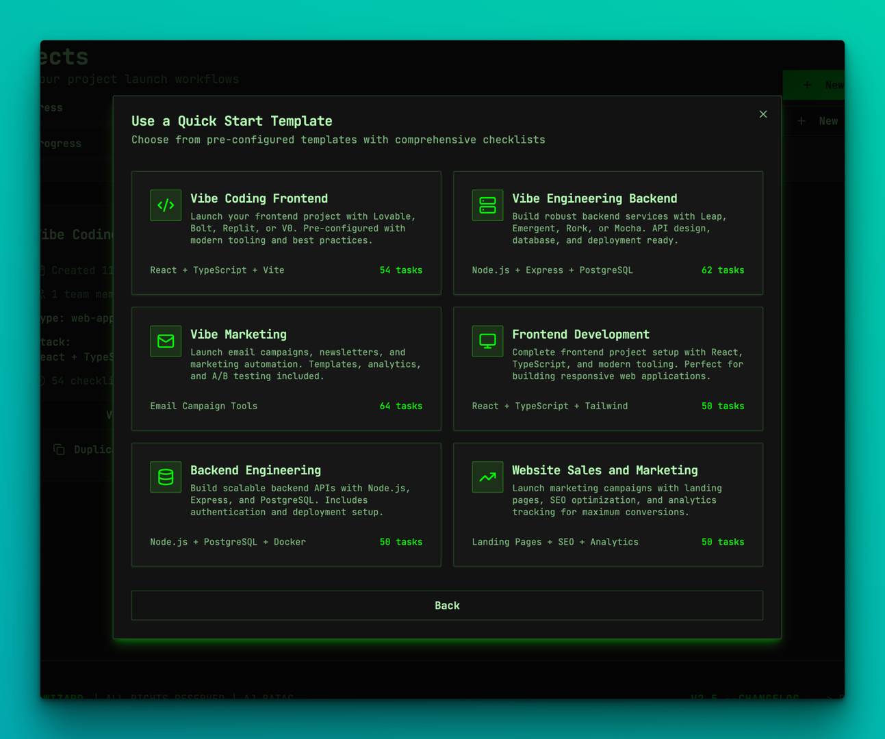 Launch Wizard / Checklist Manager image 1