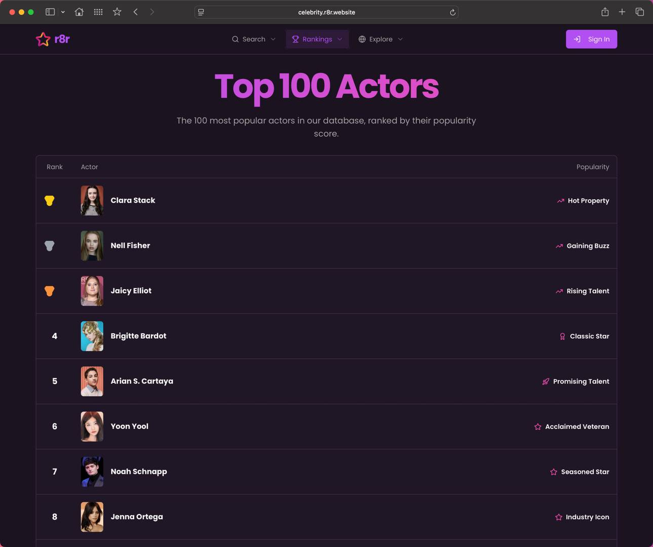 r8r - Rate Actors, Movies, and TV Shows image 4