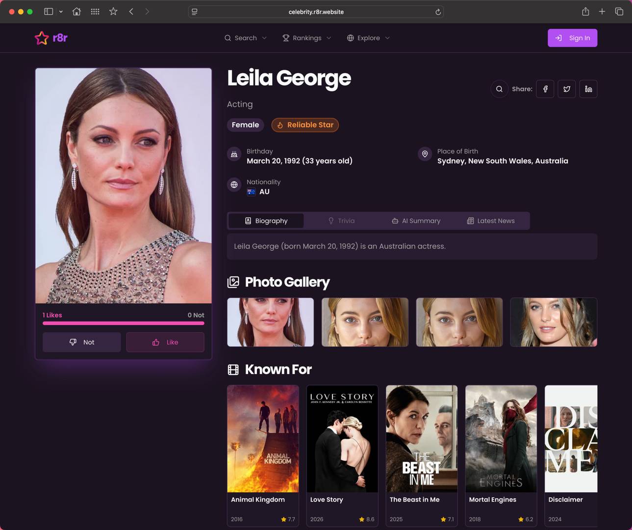 r8r - Rate Actors, Movies, and TV Shows image 2