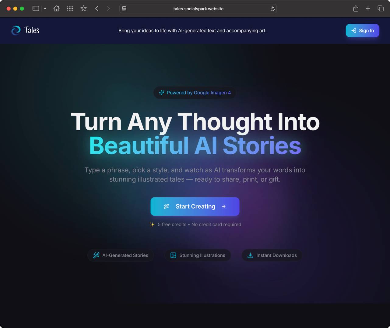 Tales – Turn Any Phrase Into a Visual Tale! image 1