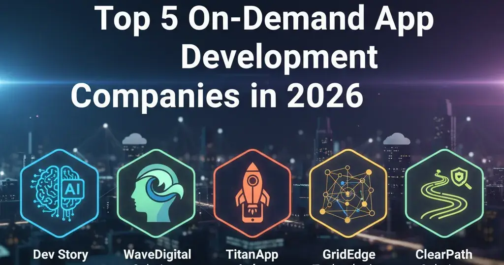 Top 5 On-Demand App Development Companies in 2026