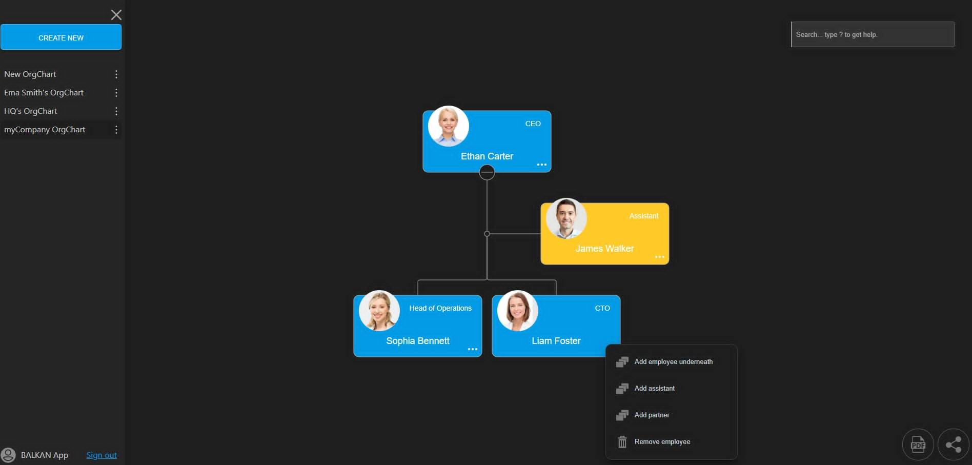 OrgChart App image 2