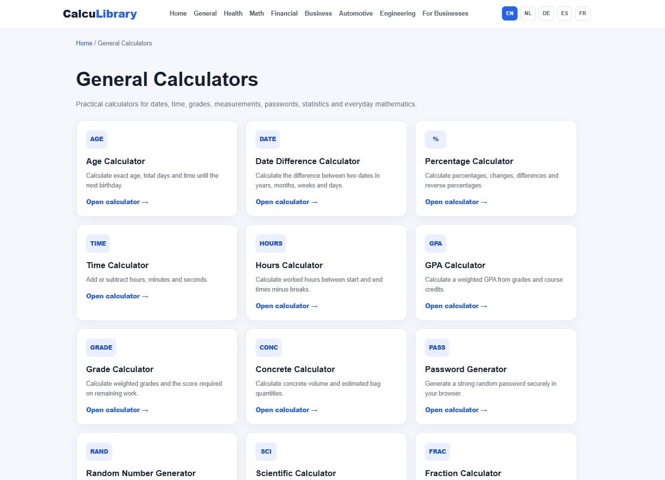 Online Calculators | CalcuLibrary image 2