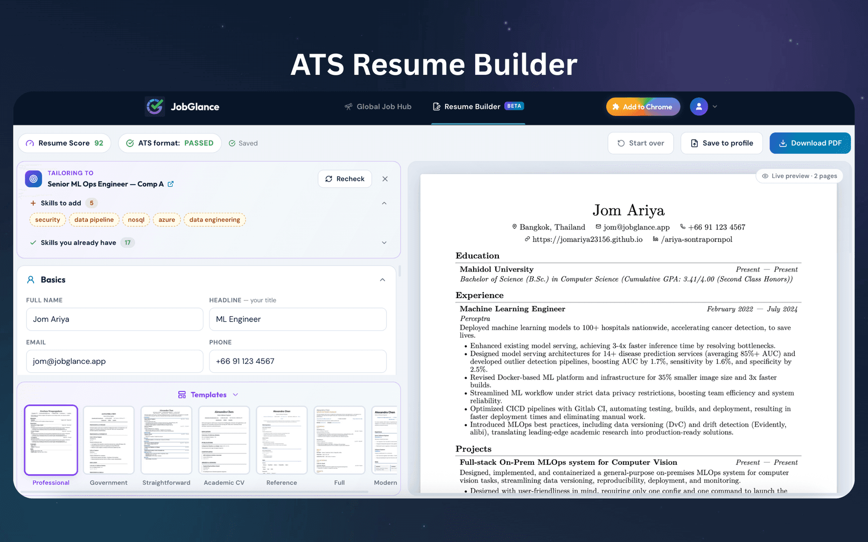JobGlance image 4