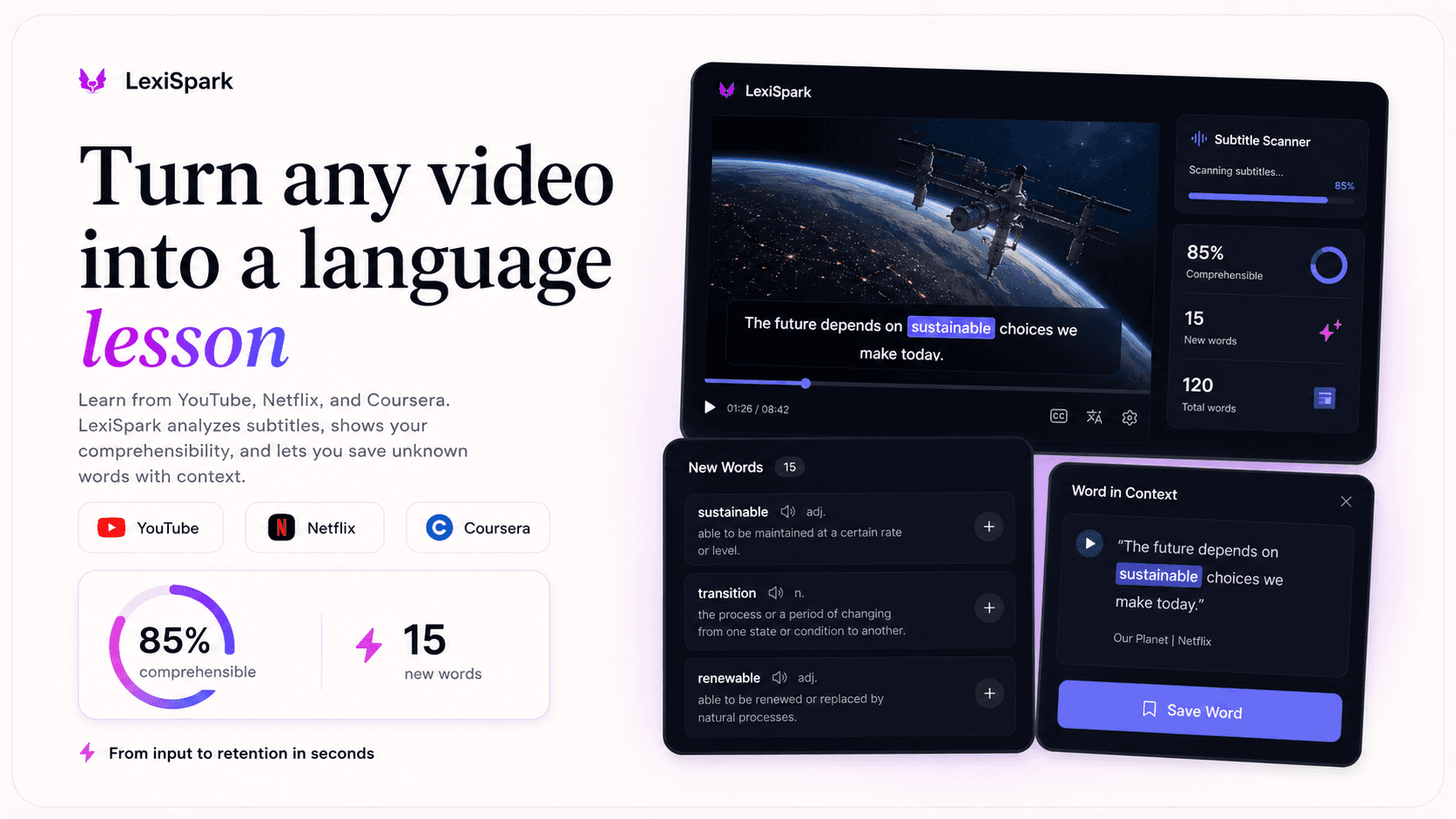LexiSpark — Science-Backed Language Learning image 3