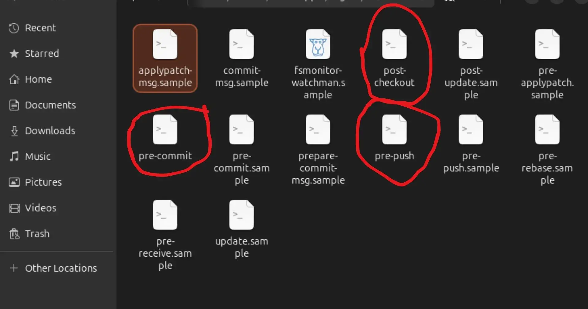 The malware was not in the app. It was in .git/hooks.