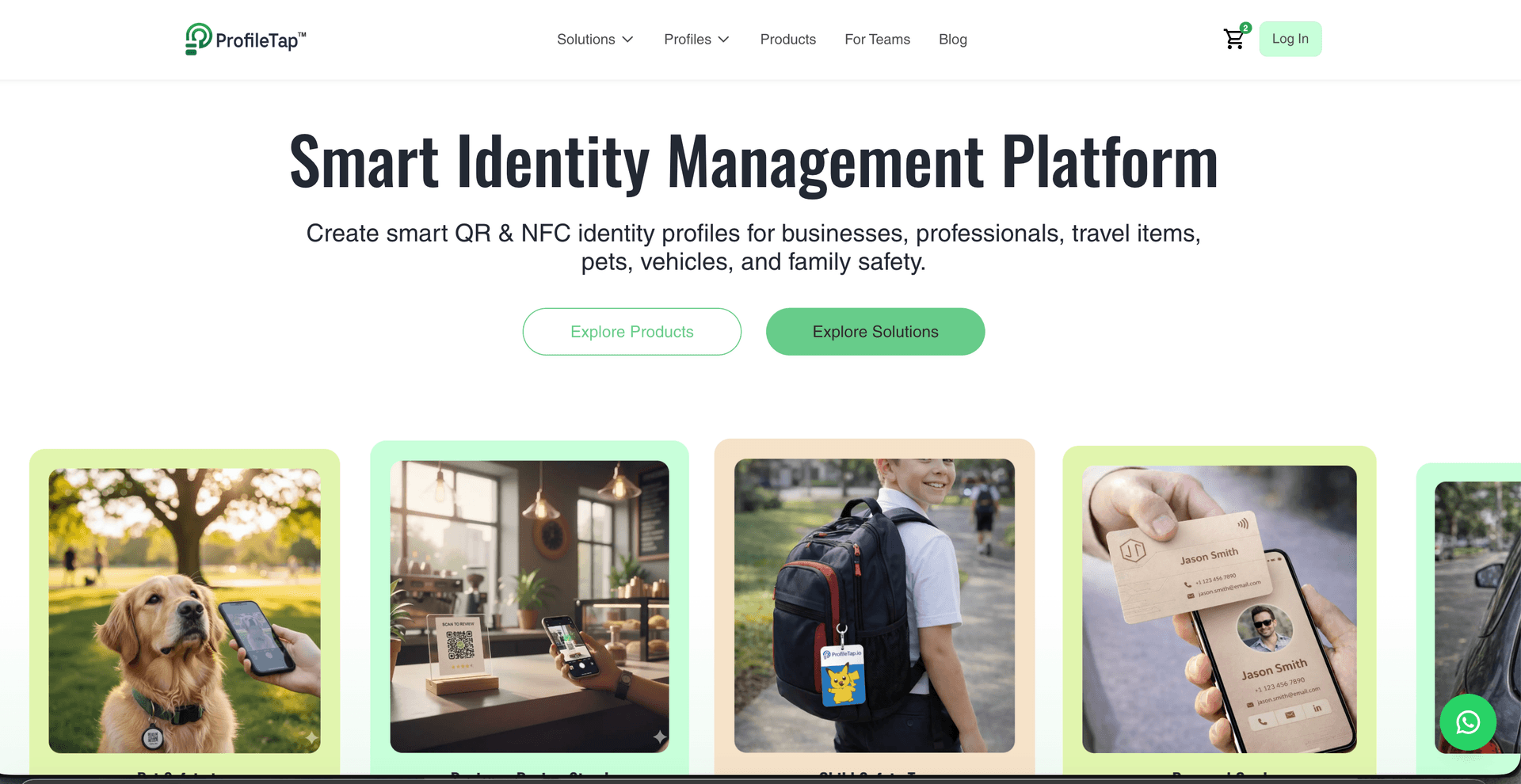 ProfileTap — Smart Identity Platform image 2
