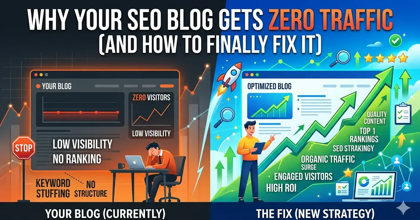 Why Your SEO Blog Gets Zero Traffic (And How to Finally Fix It)