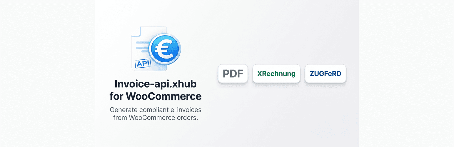 E-Invoice API – XRechnung, ZUGFeRD, Peppol image 1