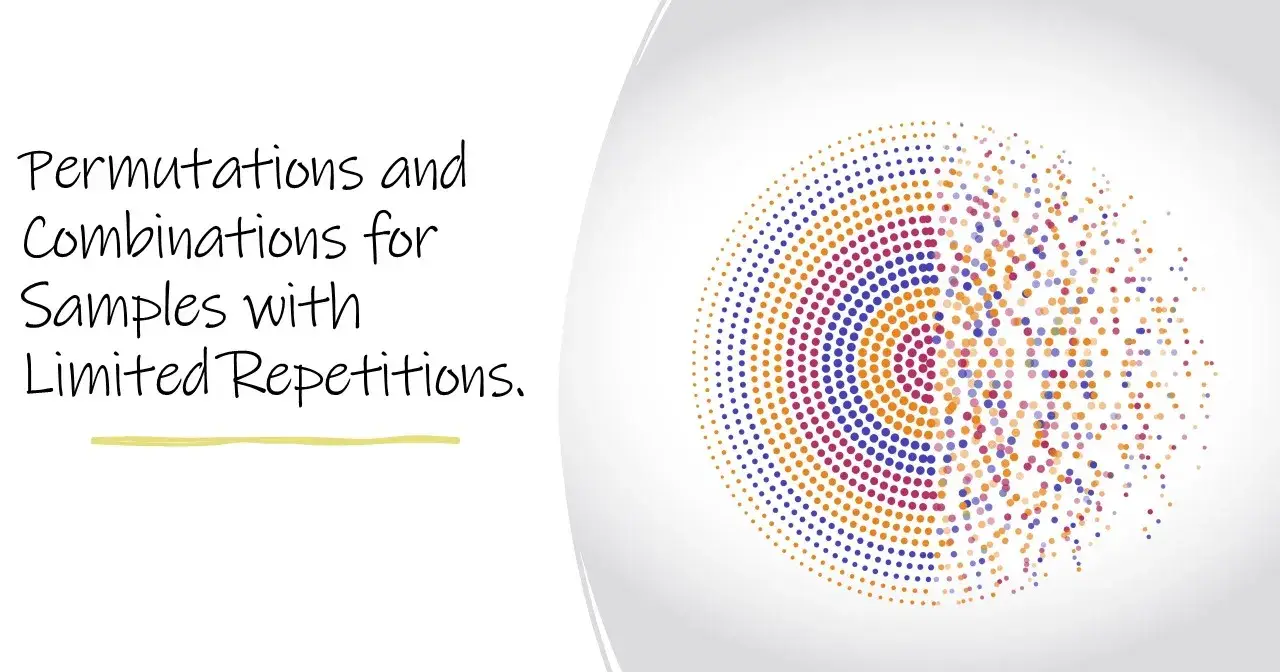 Permutations and Combinations for Samples with Limited Repetitions