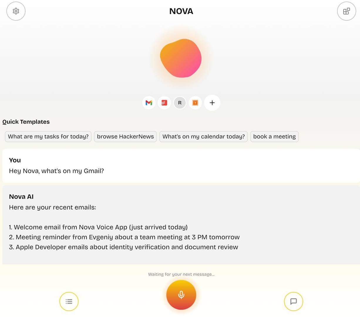 NovaVoice App - AI Voice Assistant image 3