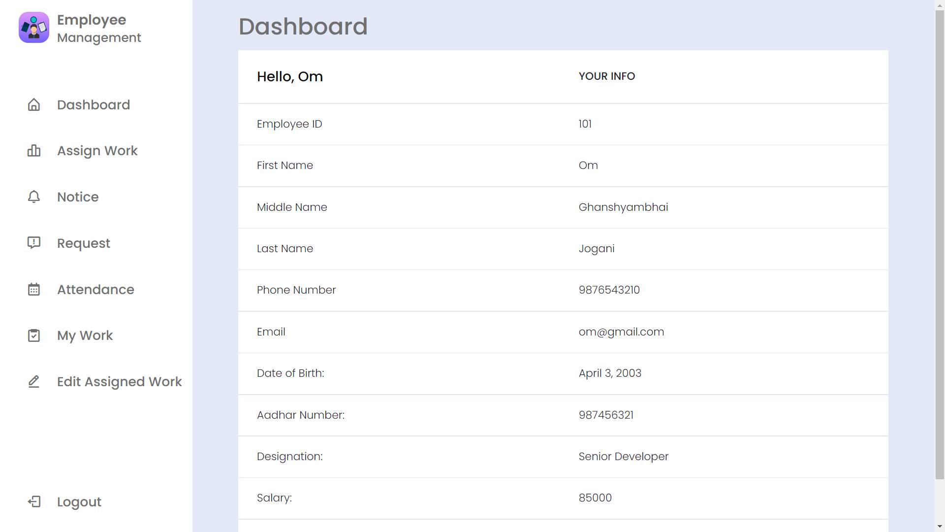 Employee Management System image 2