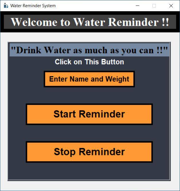 Water Notifier Desktop App image 2