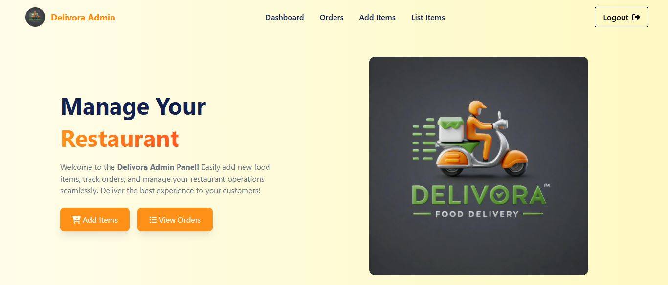 Delivora – A Full-Stack Food Delivery Platform image 4