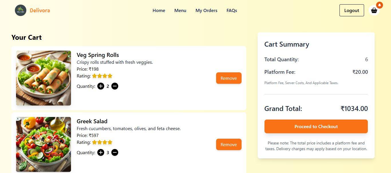 Delivora – A Full-Stack Food Delivery Platform image 3