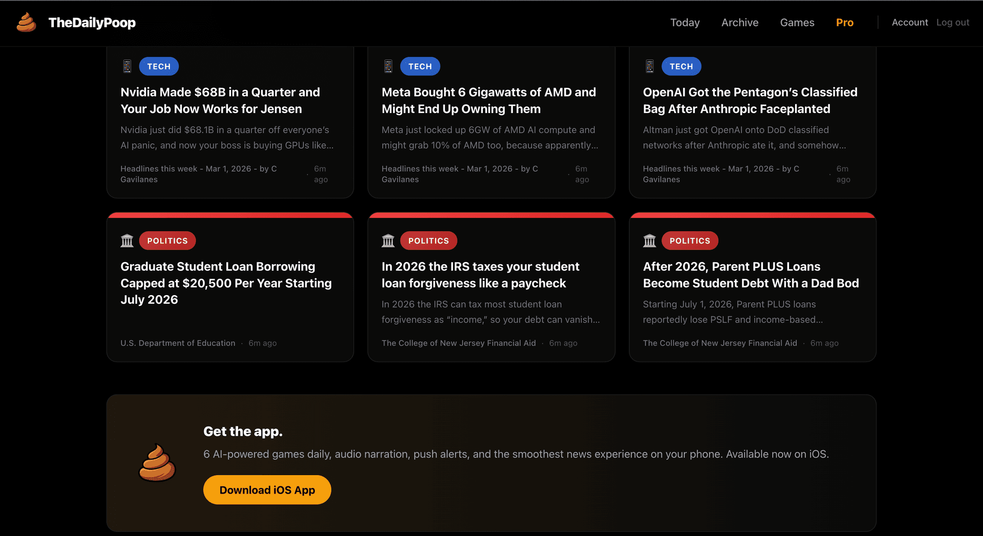 TheDailyPoop — News That Doesn't Suck image 2