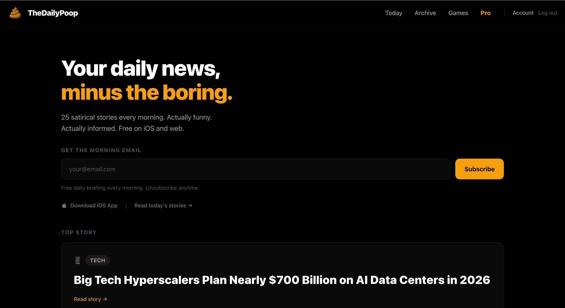 TheDailyPoop — News That Doesn't Suck image 1