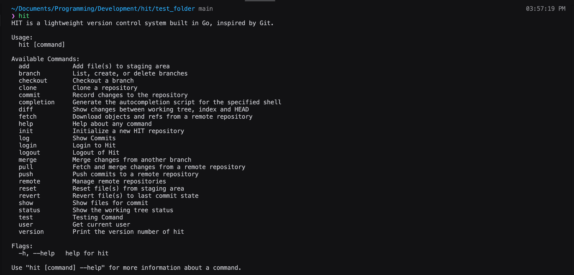 HIT (Version Source Control) image 3