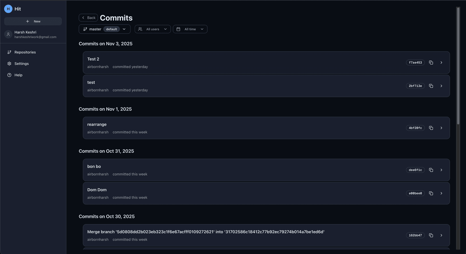 HIT (Version Source Control) image 2