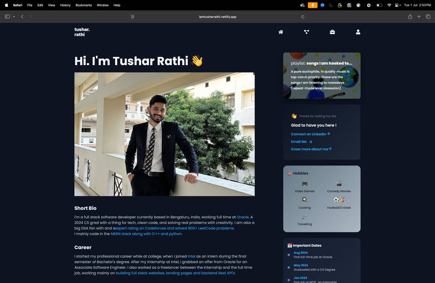 Developer Portfolio image 1