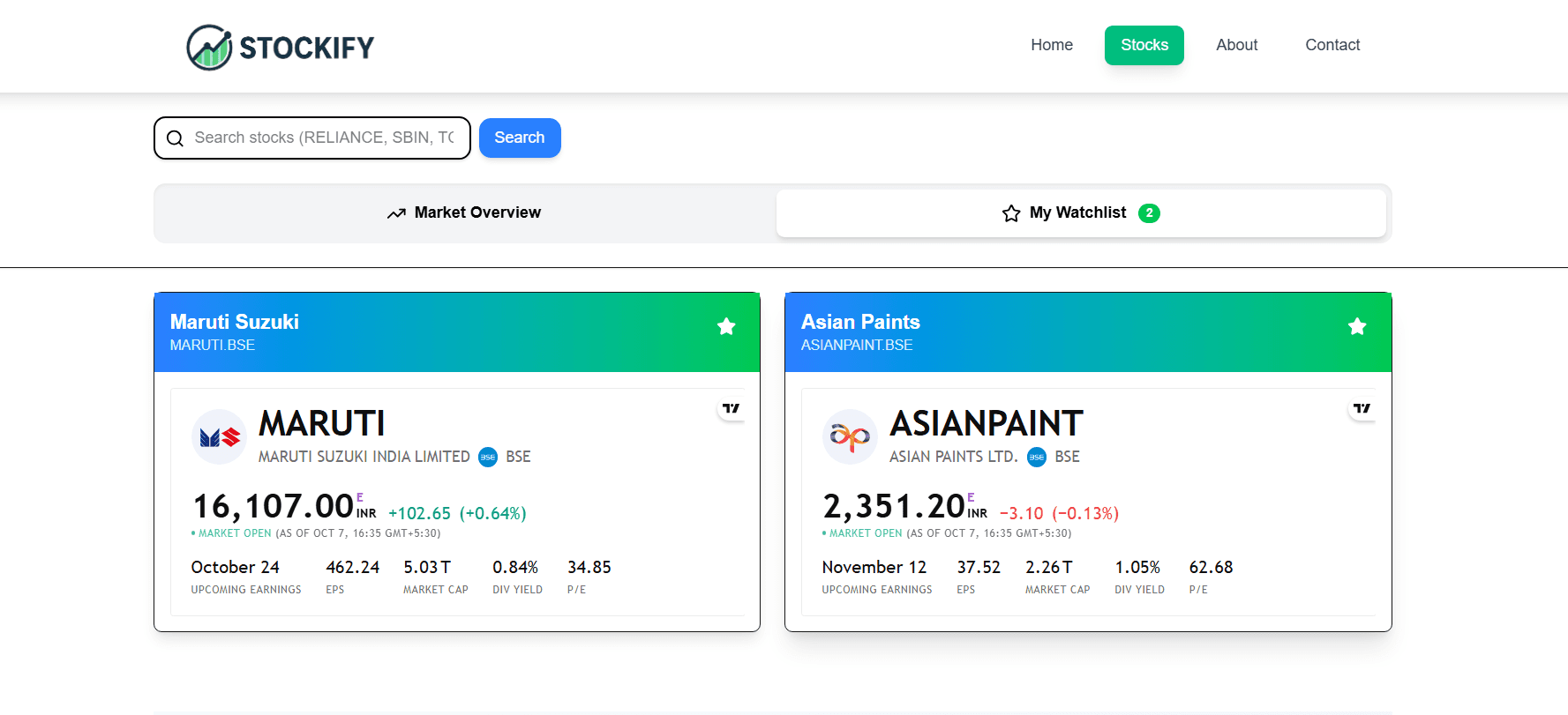 Stockify - Analyse Stocks and get live update image 3