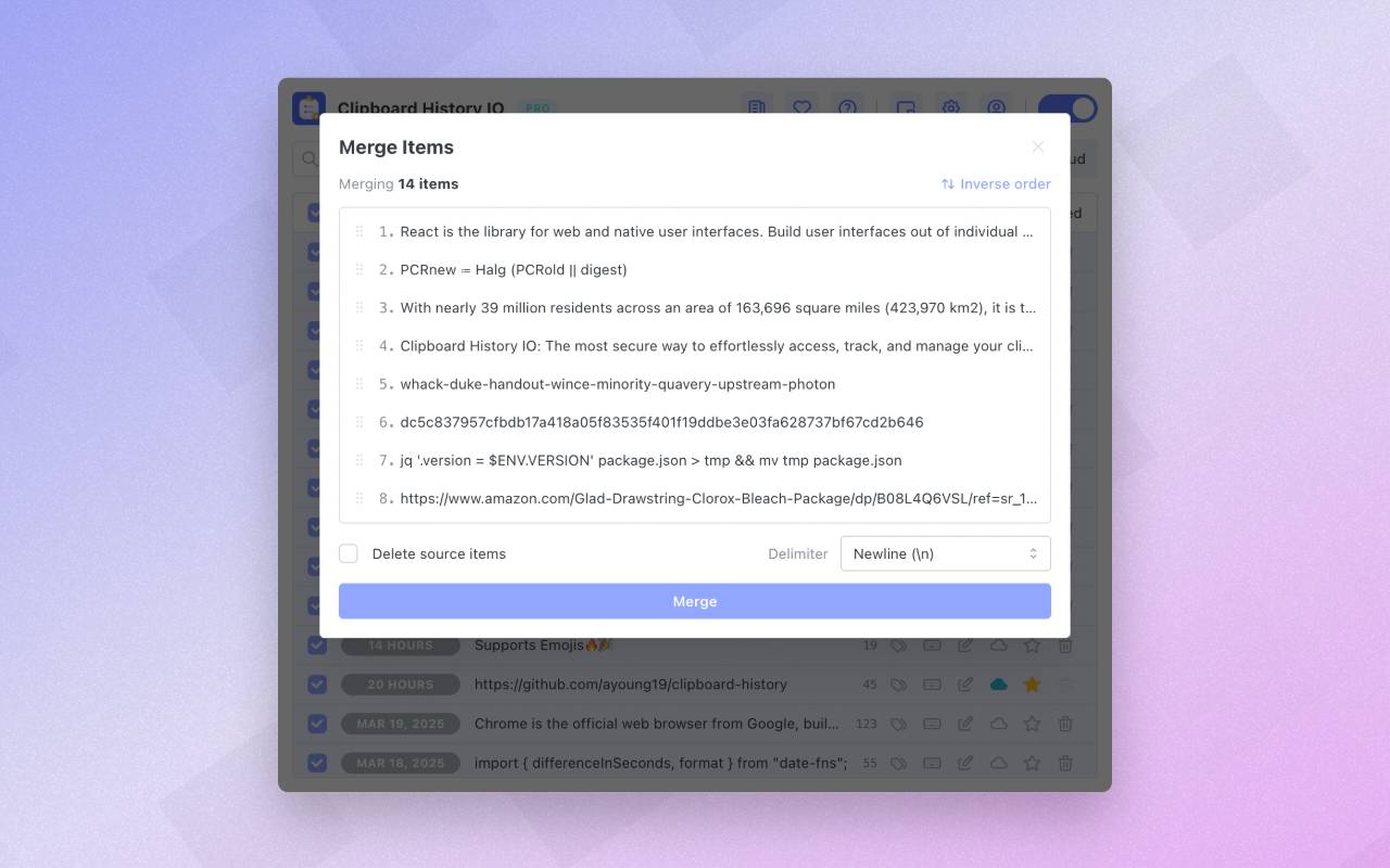 Clipboard History IO image 4