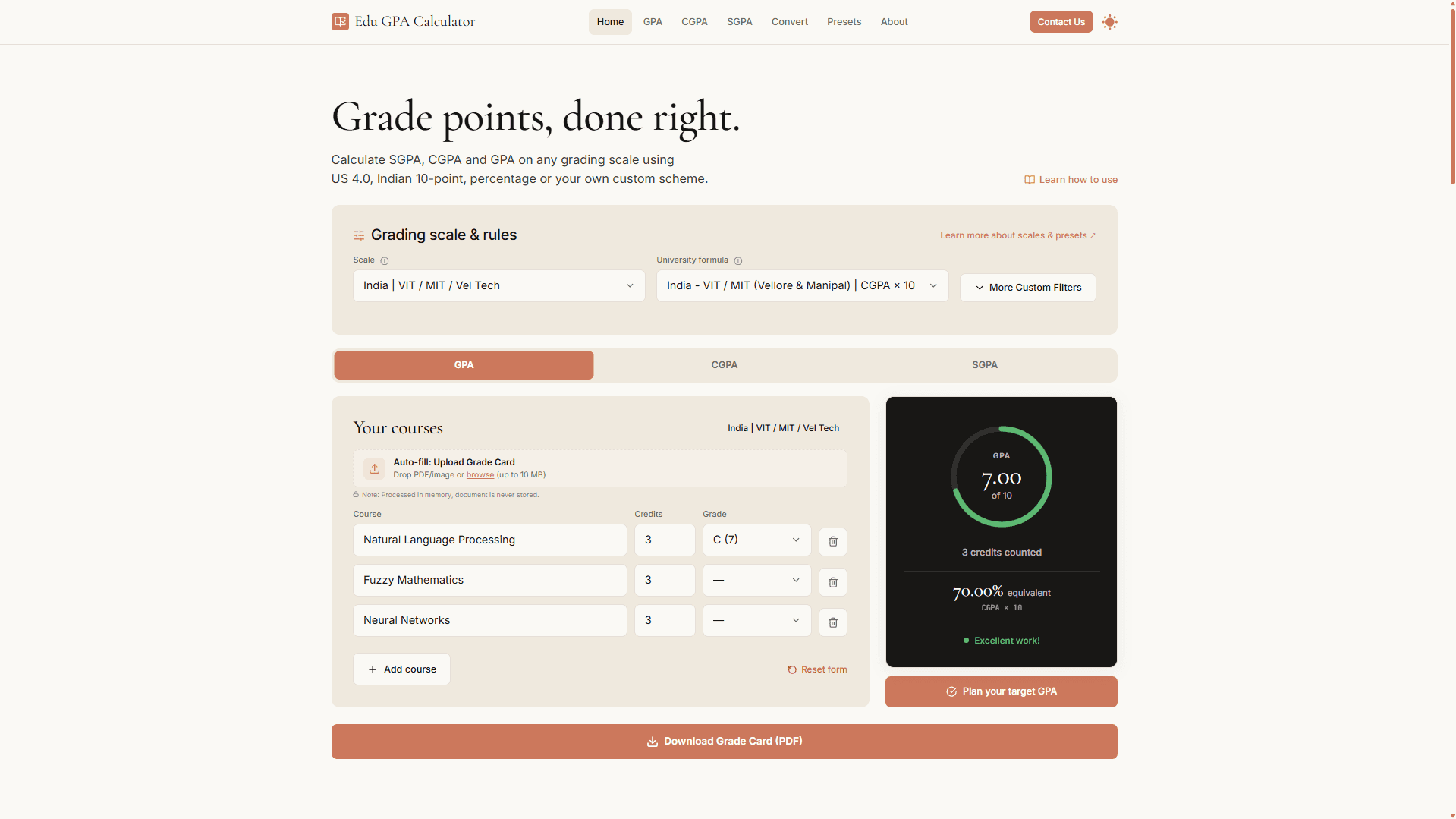 Edu GPA Calculator image 1