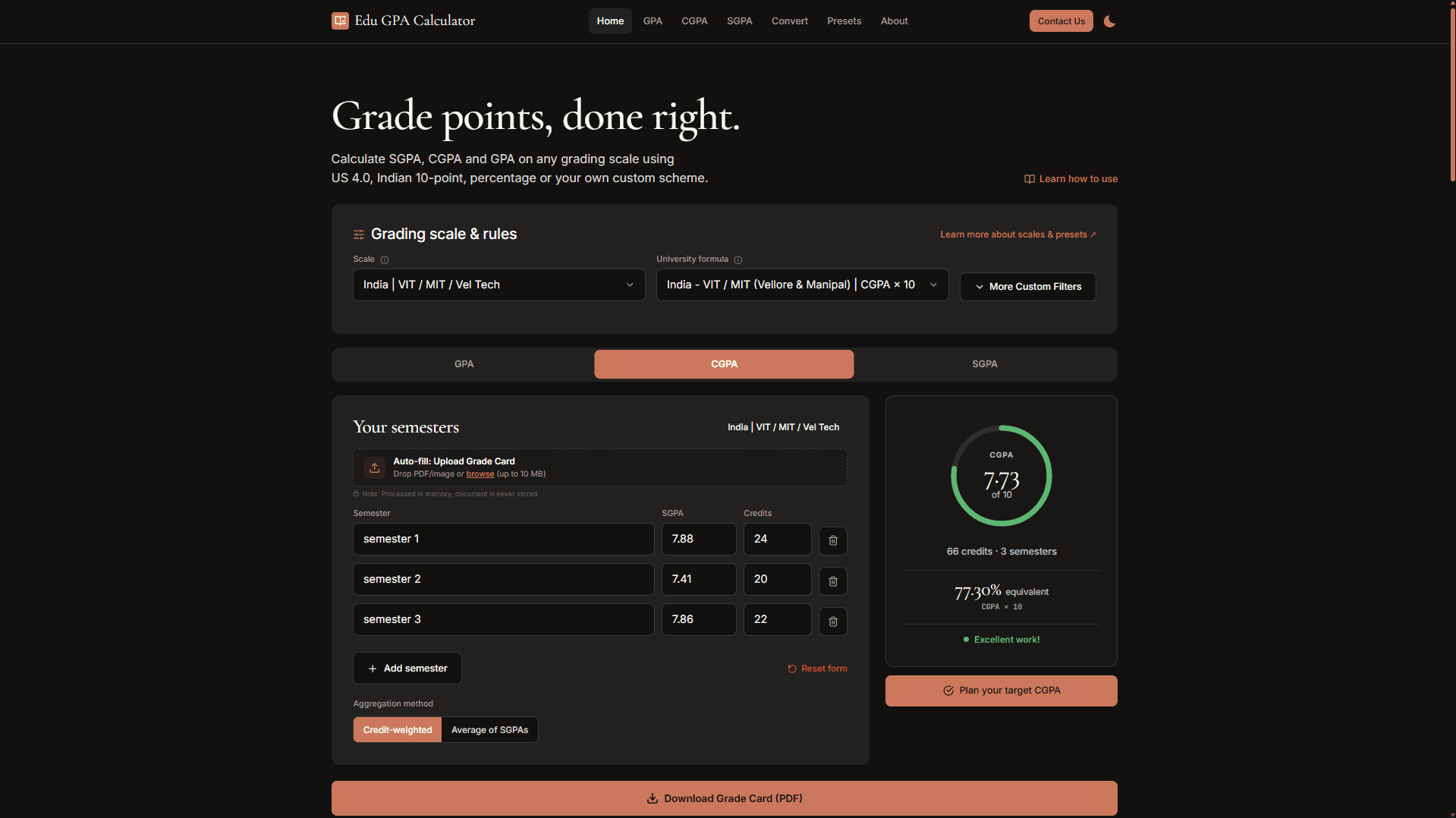 Edu GPA Calculator image 2