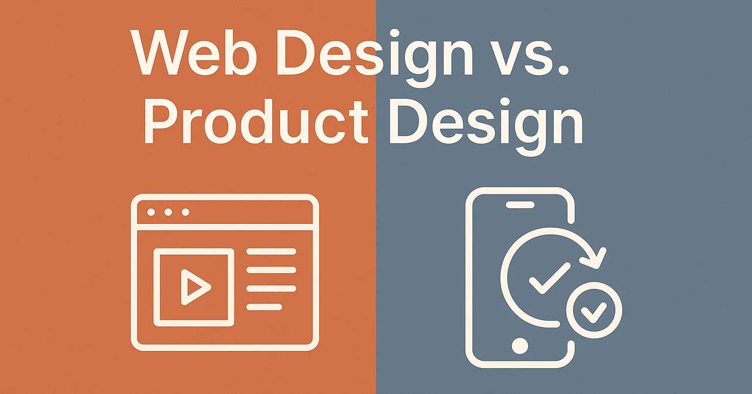 Web Design vs. Product Design