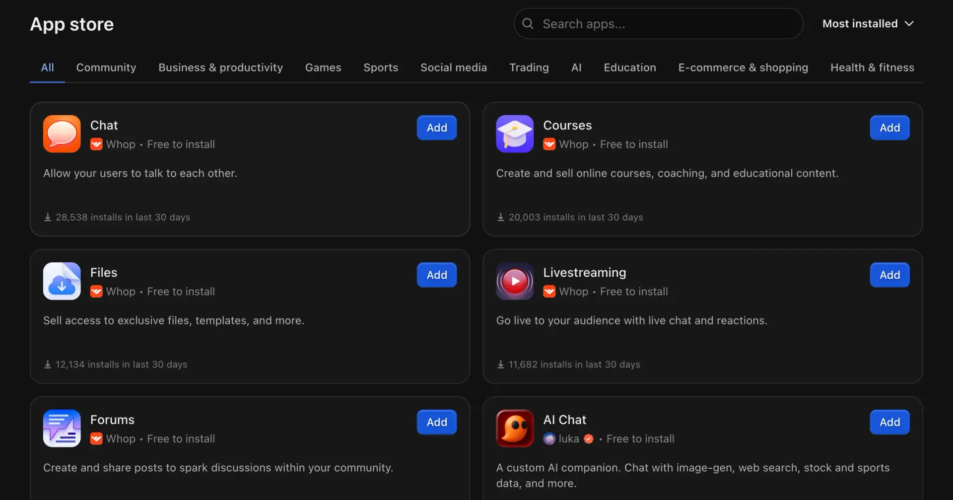 How developers are building profitable businesses creating apps for Whop