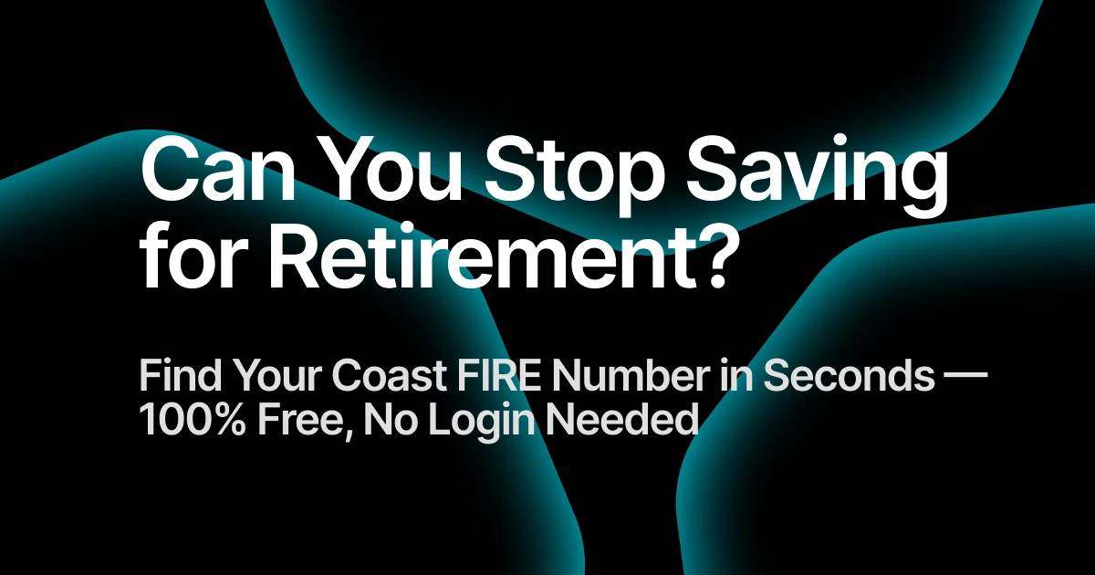 Coast FIRE Calculator image 1