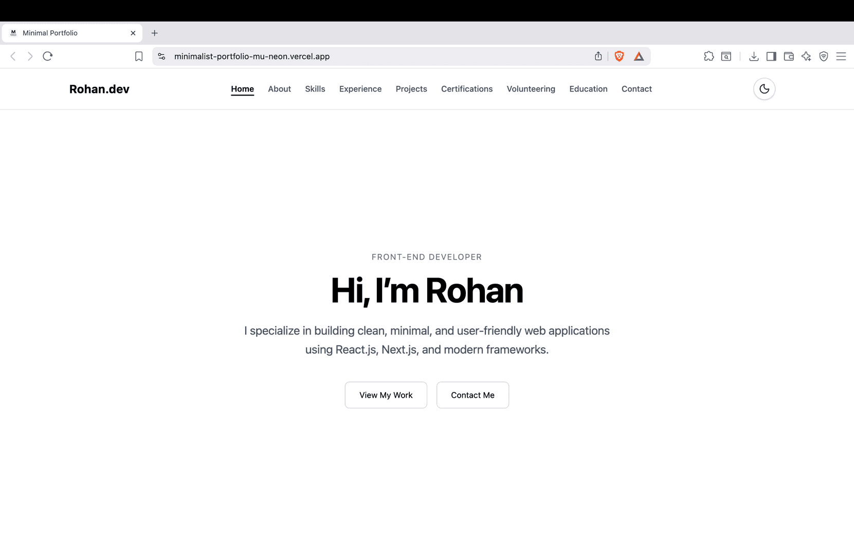 Minimal Portfolio image 2