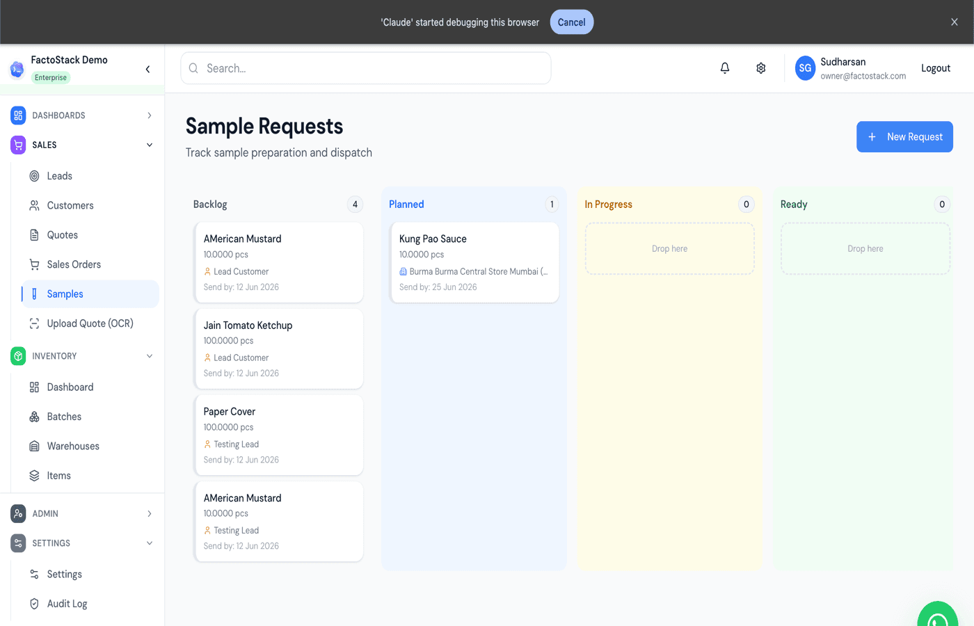 Factostack - Manufacturing ERP image 4