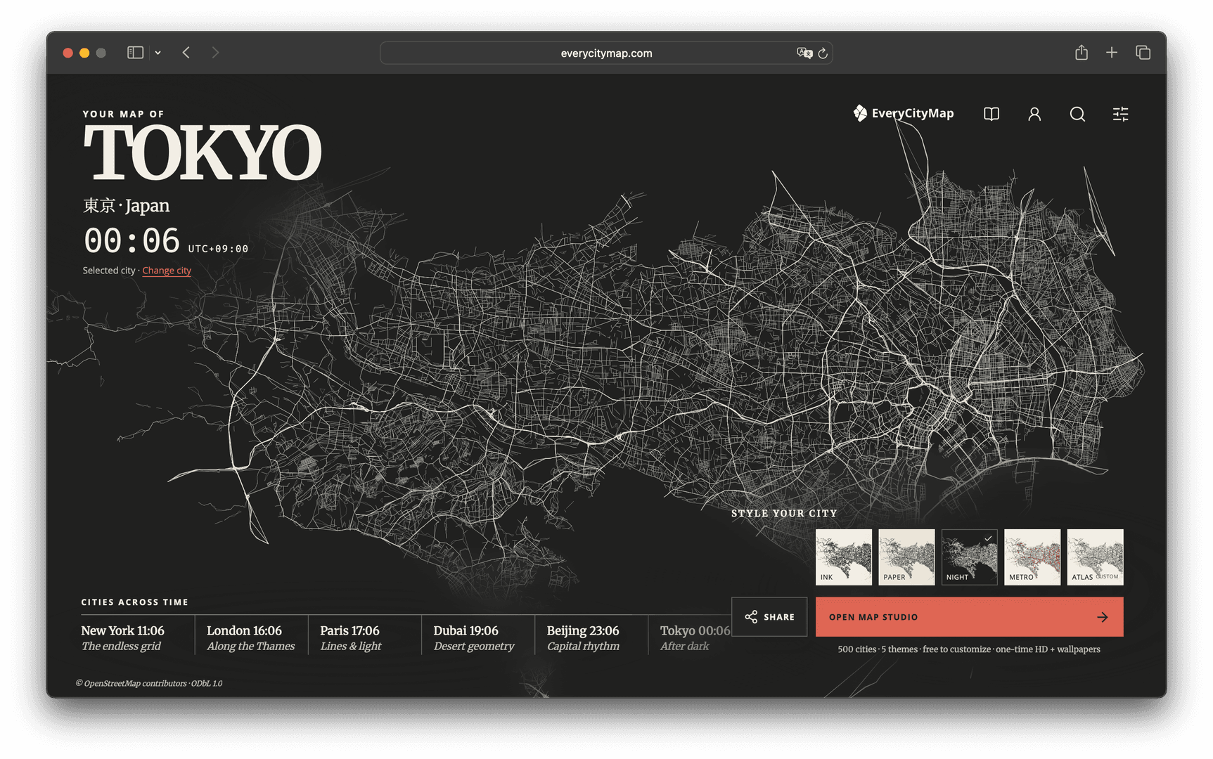 Custom City Map Maker · EveryCityMap image 5
