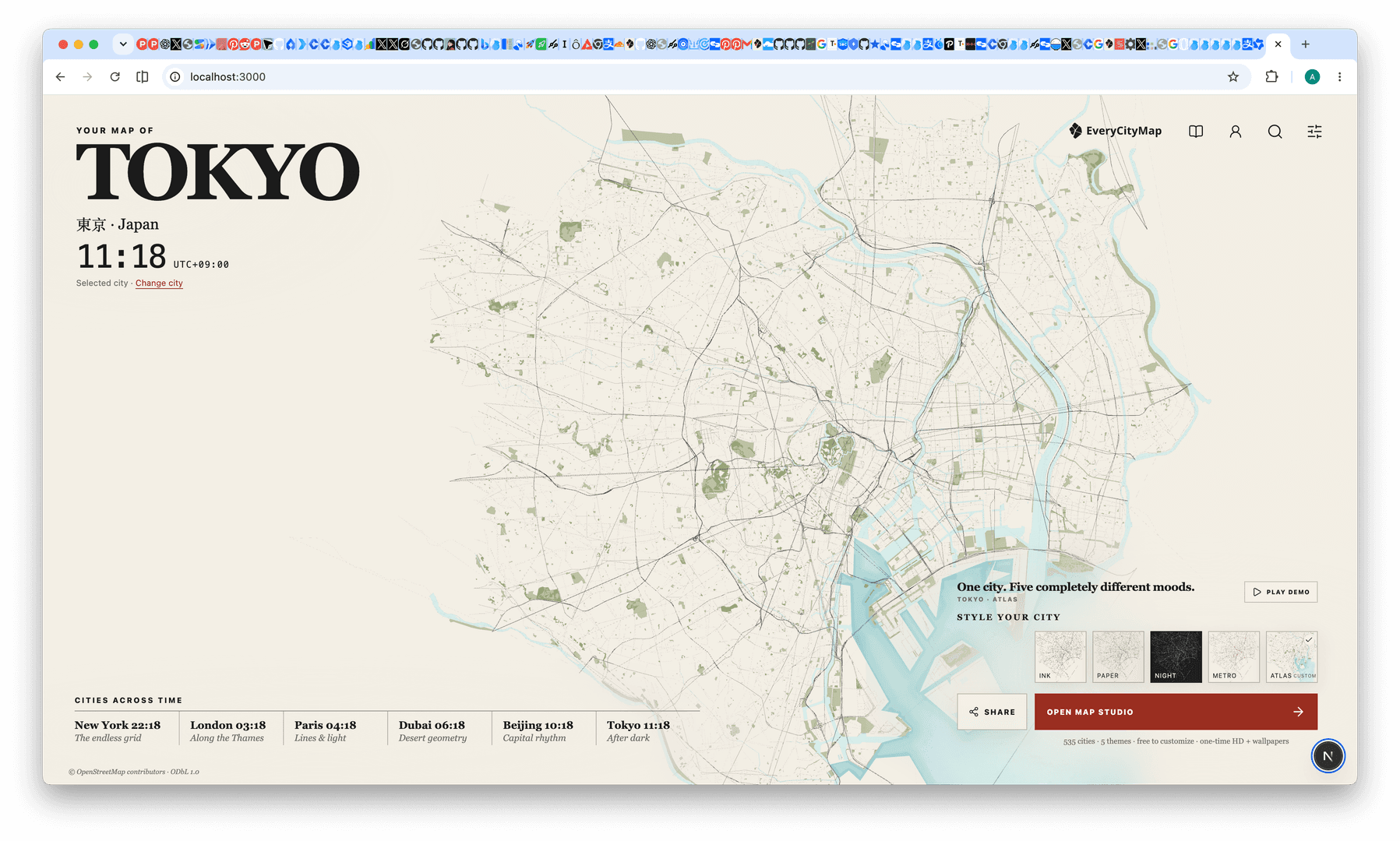 Custom City Map Maker · EveryCityMap image 3