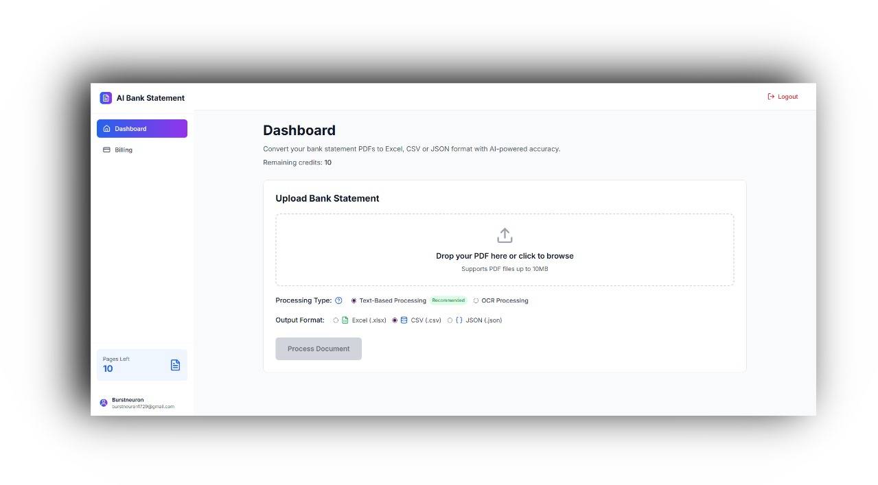 AI Bank Statement image 2