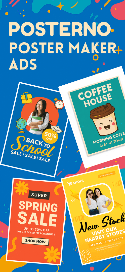 ‎Posterno: Poster Maker & Ads image 1