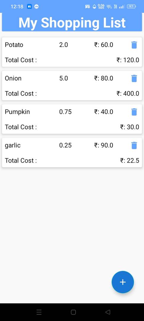 Grocery List Creator Android App (Kotlin) image 2