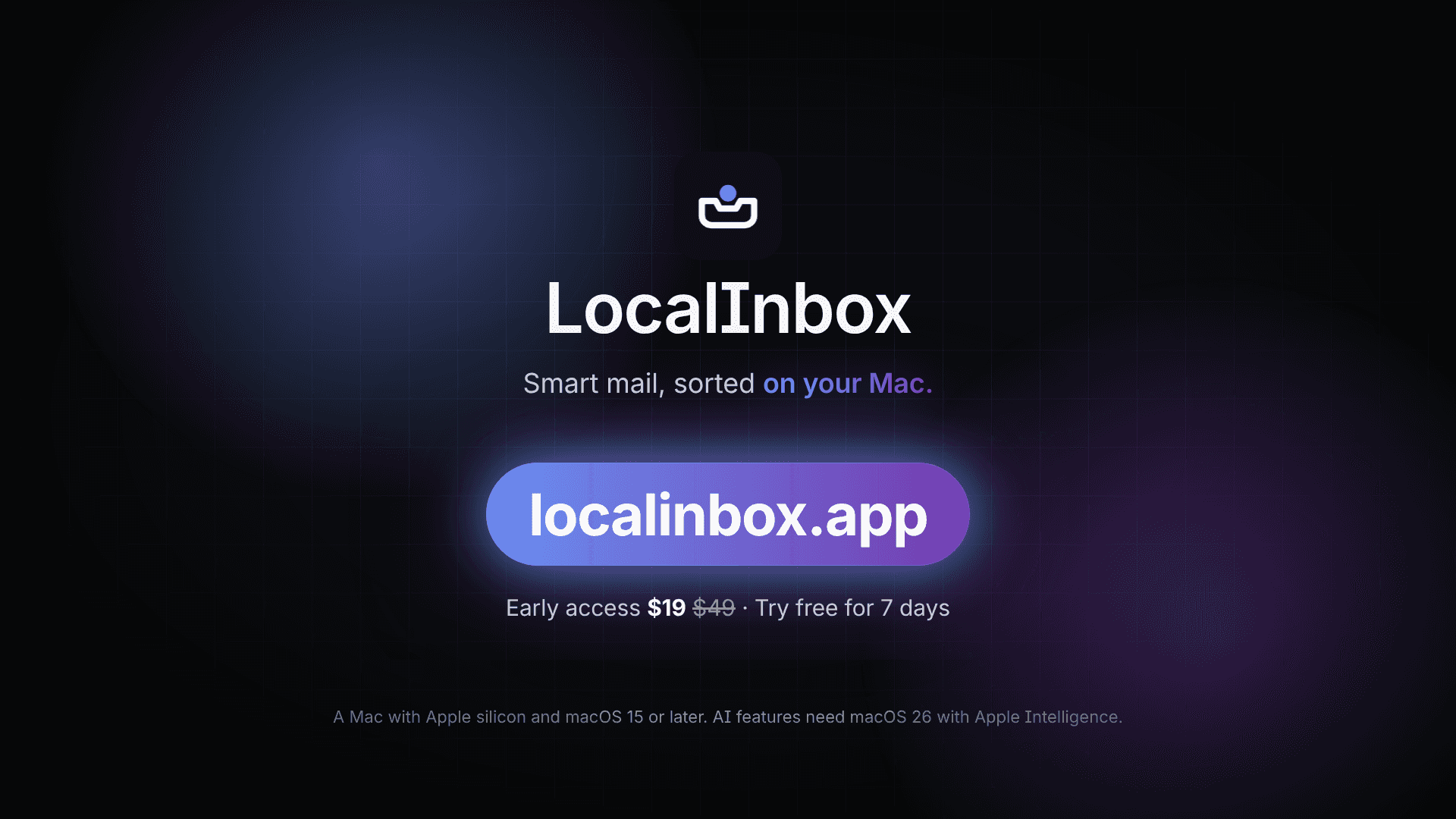 LocalInbox: smart mail, sorted on your Mac image 2