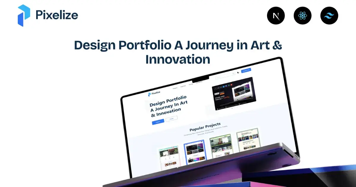 Pixelize Open Source Nextjs Template for Portfolio