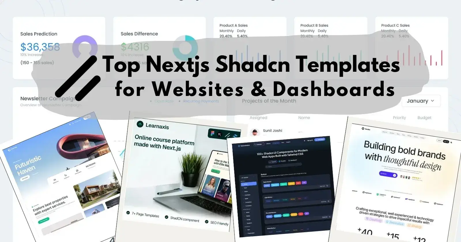 Next.js & Shadcn UI Templates: Top 11+ Options for 2025
