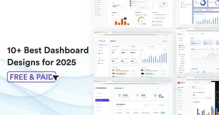 10+ Best Dashboard Designs for 2025 (Free & Paid)