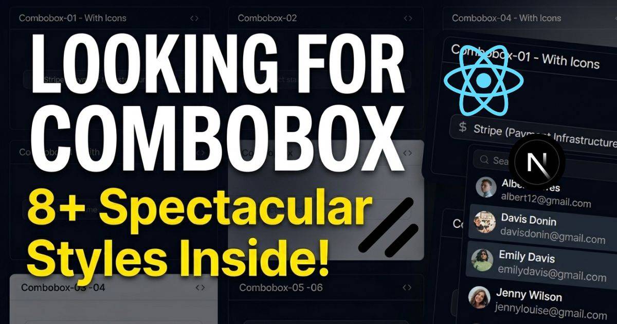 8 Useful Shadcn Combobox Components & Examples