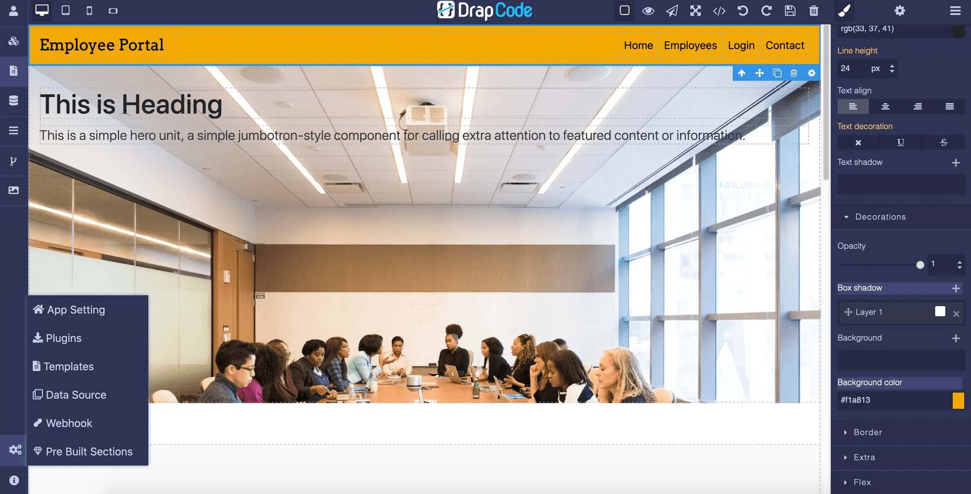DrapCode - AI Web App Builder image 1