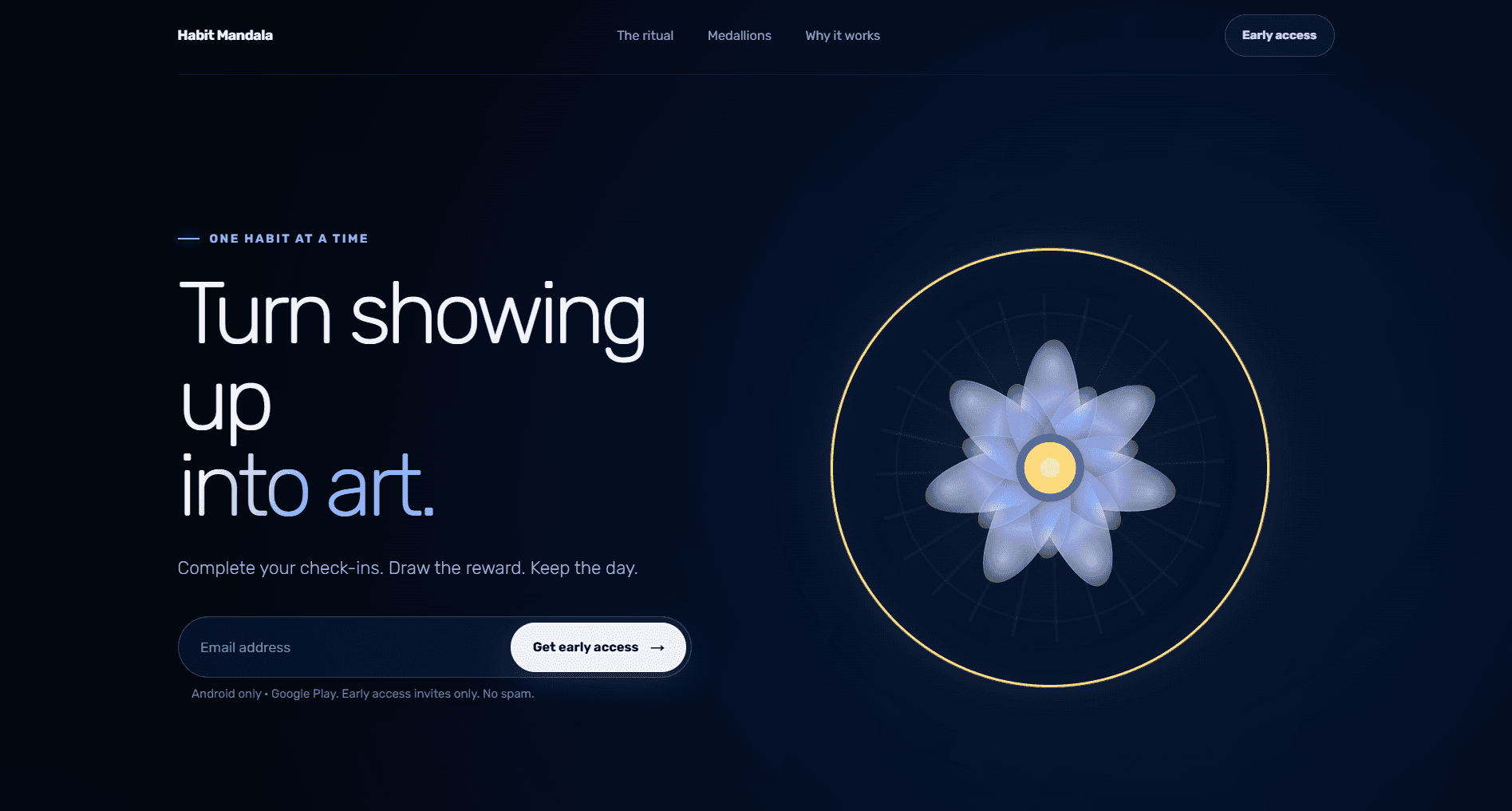 Habit Mandala Website image 1