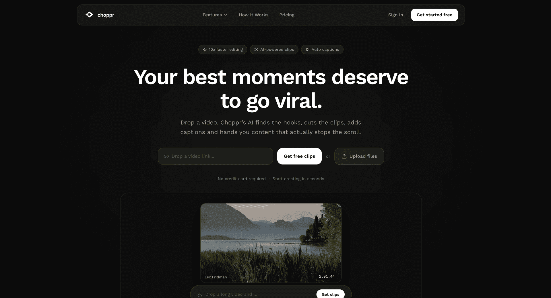 Choppr | AI Video Clipper for Viral Content image 2